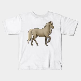 Horse - Paso Fino - Palomino Kids T-Shirt